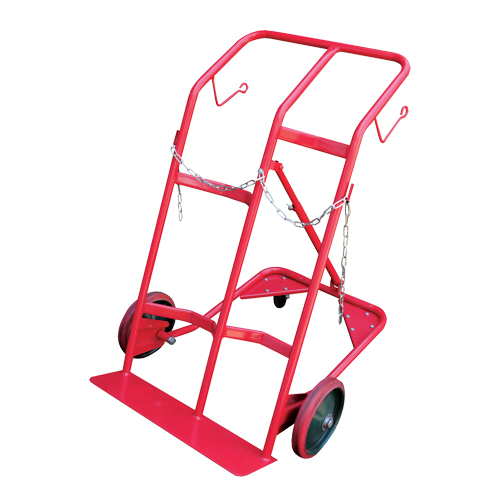 Cylinder Cart, Mold-on Rubber Wheels, 25-1/2"W x 7"L Base, 350 lbs. Les Distributions ICE