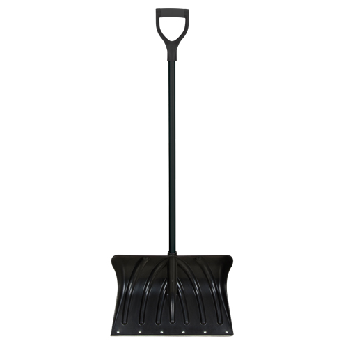 Pelle &agrave; neige en poly avec bande d'usure en acier, Lame Polypropyl&egrave;ne, Largueur 19-3/4", Manche Prise en D, Bande d'usure Compris Les Distributions ICE