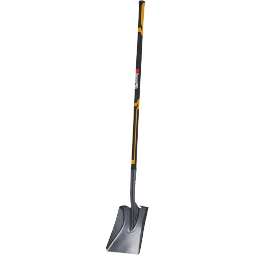 Pro Square Point Shovel, Fibreglass, Tempered Steel Blade, Straight Handle, 48" Long Les Distributions ICE