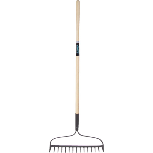 Heavy-Duty Bow Rake, Wood Handle, 58" L, 15" Blade, 15 Tines Les Distributions ICE