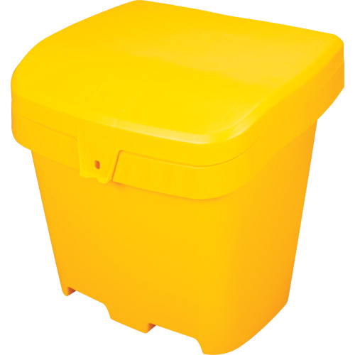 Salt & Sand Storage Bins, With Hasp, 21" x 27" x 26", 4.24 cu. ft., Yellow Les Distributions ICE