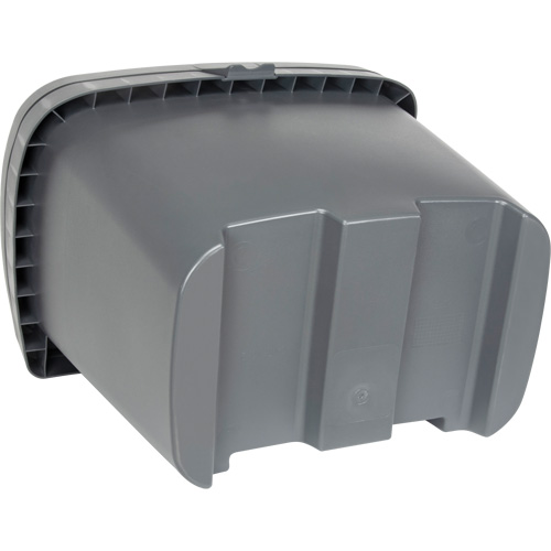 Bacs d'entreposage pour sel & sable, Avec Moraillon, 21" x 27" x 26", 4,24 pi³, Gris Les Distributions ICE