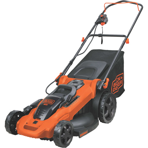 40V Max* Cordless Lawn Mower Kit, Push Walk-Behind, Battery Powered, 20" Cutting Width Les Distributions ICE