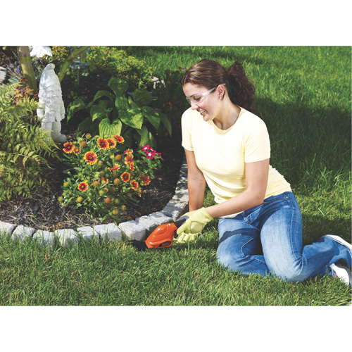 Cisailles de jardin/cisailles &agrave; haie 2-en-1, &agrave; pile, 3,6 V, Largeur de la coupe 4"/6" Les Distributions ICE
