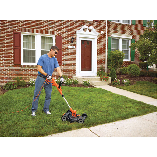 3-in-1 Compact Mower, Push Walk-Behind, Electric, 12" Cutting Width Les Distributions ICE