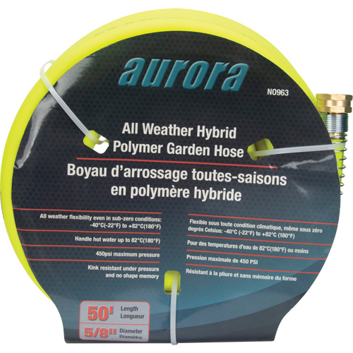Hybrid Garden Hose, Copolymer, 5/8" dia. x 50' Les Distributions ICE