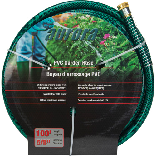 Garden Hose, PVC, 5/8" dia. x 100' Les Distributions ICE