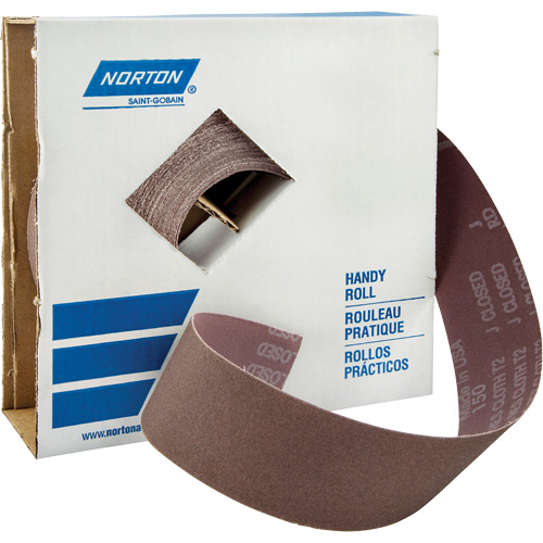 Shop Rolls - Metalite K225 Shop Rolls, Aluminum Oxide, 2" W x 150' L, 400 Grit Les Distributions ICE