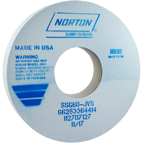 Tool Room Wheel, Type 01, Ceramic Alumina, 14" x 2" Les Distributions ICE