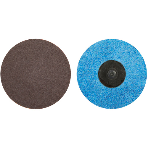 Quick-Change Cloth Disc, 3" Dia., 100 Grit, Aluminum Oxide Les Distributions ICE