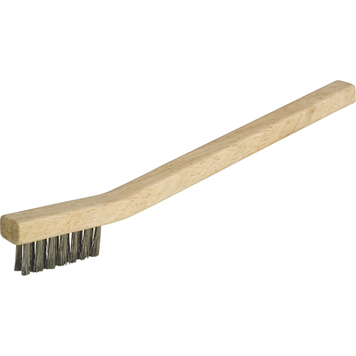 Petites brosses industrielles de nettoyage, Acier inoxydable, 3 x 7 rangs de fils, Longueur 7-3/4" Les Distributions ICE
