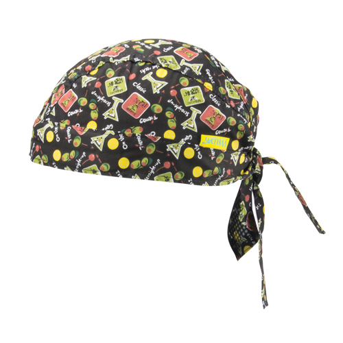 Coiffe de soudeur, Motif Les Distributions ICE