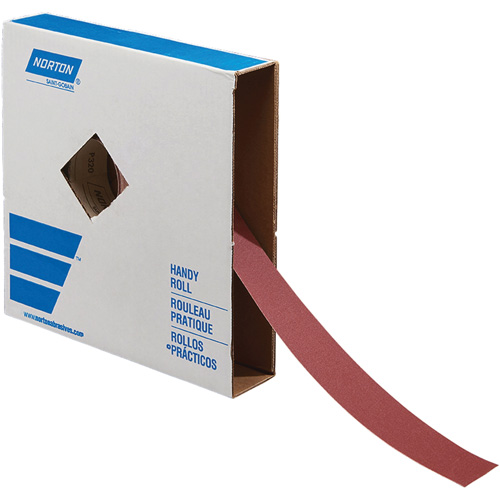 Metal Sanding Roll, Aluminum Oxide, 2" W x 150' L, 60 Grit Les Distributions ICE