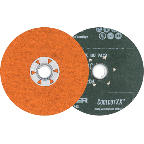 Disque de sablage Coolcut XX, 4-1/2" dia., Grain 80, C&eacute;ramique Les Distributions ICE