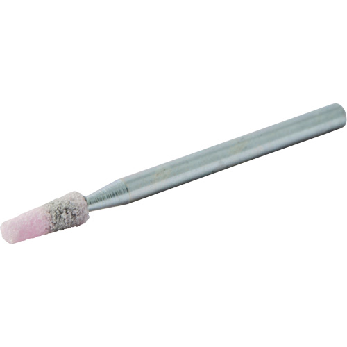 Vitrified Bond Mounted Point, B97, Aluminum Oxide, 1/8" Dia., 3/8" L, 80 Grit Les Distributions ICE