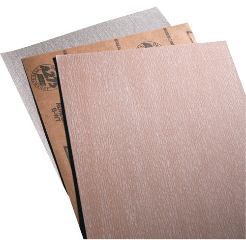 Sandpaper, Paper Sheets - No-Fil Adalox A275, 9" x 11", 80 Grit, Aluminum Oxide Les Distributions ICE