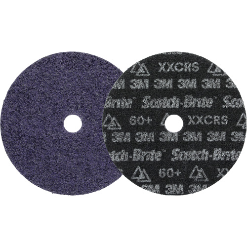 Disque de conditionnement des surfaces de pr&eacute;cision Scotch-Brite, HD-DH, 7" dia., Grain Tr&egrave;s grossier, C&eacute;ramique Les Distributions ICE