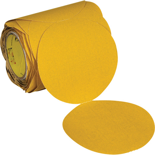 Disque abrasif dor&eacute; en rouleau Stikit 09312, 6" dia., Grain 120, Oxyde d'aluminium Les Distributions ICE