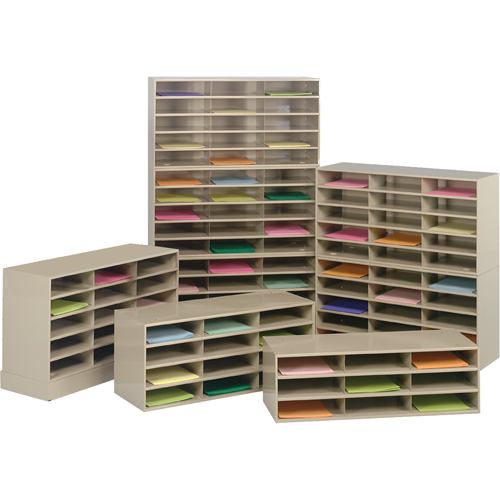 Organisateurs de donn&eacute;es, Stationnaire, 9 fentes, Acier, 33-3/4" la x 11-5/8" p x 10-3/4" h Les Distributions ICE