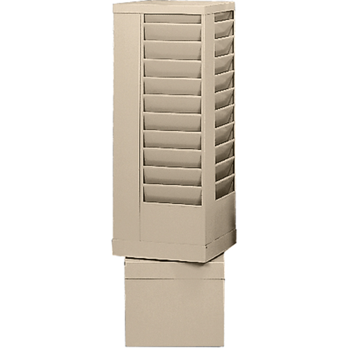 Pr&eacute;sentoirs, Rotatif, 44 fentes, Acier, 14-1/8" la x 14-1/8" p x 48-1/2" h Les Distributions ICE