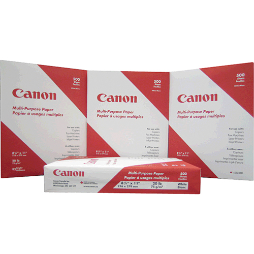 Papier pour copies a usage multiple, 8-1/2" x 11", 20 lb, Blanc Les Distributions ICE