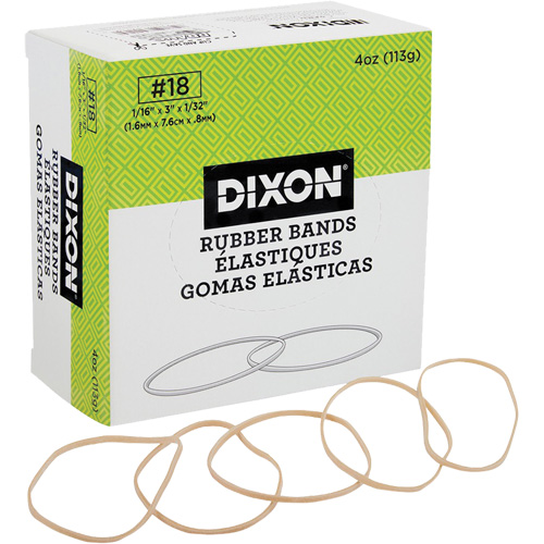 Rubber Bands, 3" x 1/16" Les Distributions ICE