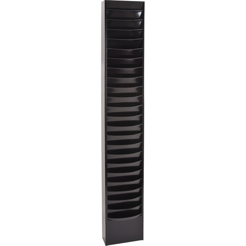 Pr&eacute;sentoirs, Stationnaire, 23 fentes, Acier, 9-3/4" la x 4-1/8" p x 65-1/2" h Les Distributions ICE