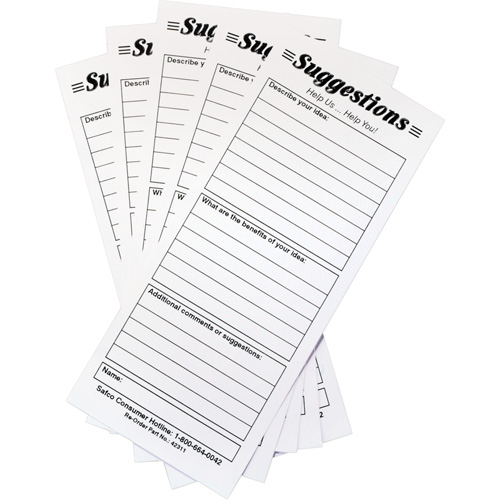 Suggestion Boxes - Suggestion Cards, 25/pkg Les Distributions ICE