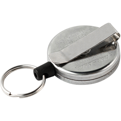 Original Self Retracting Reels #485-HDK, Chrome, 48" Cable, Belt Clip Attachment Les Distributions ICE