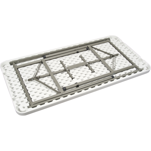 Table pliante, Rectangulaire, 48" l x 24" la, Poly&eacute;thyl&egrave;ne, Blanc Les Distributions ICE