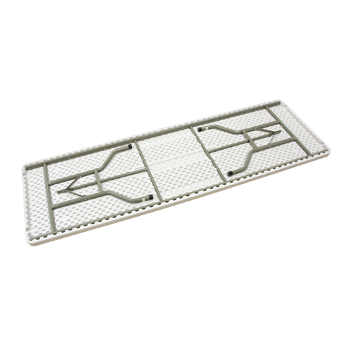 Table pliante, Rectangulaire, 96" l x 30" la, Poly&eacute;thyl&egrave;ne, Blanc Les Distributions ICE