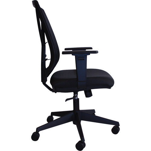 Chaise de bureau Activ A-47 Synchro, Tissu, Noir, Capacit&eacute; 275 lb Les Distributions ICE