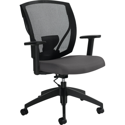 Chaises de travail, Vinyle, Charbon, Capacit&eacute; 300 lb Les Distributions ICE