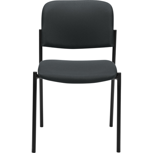 Chaises sans accoudoirs empilables, Tissu, Hauteur 32", Capacit&eacute; 300 lb, Charbon Les Distributions ICE