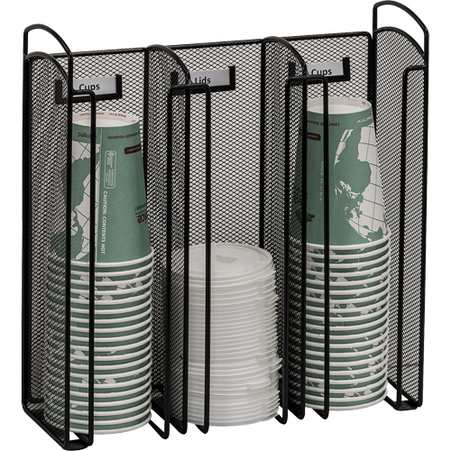 Onyx Cup & Lid Holder Organizer Les Distributions ICE