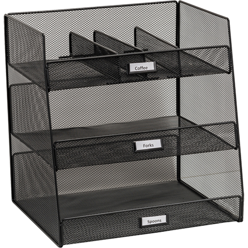 Onyx Break Room Supplies Organizer Les Distributions ICE
