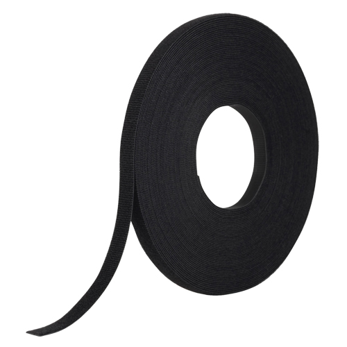 Ruban d'attaches One-Wrap, Boucle et crochet, 25 vg x 1/2", Auto-aggripant, Noir Les Distributions ICE