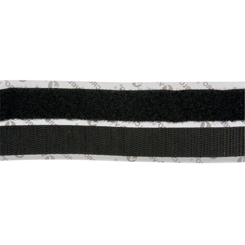 Fastener, Hook & Loop, 15' x 3/4", Adhesive, Black Les Distributions ICE