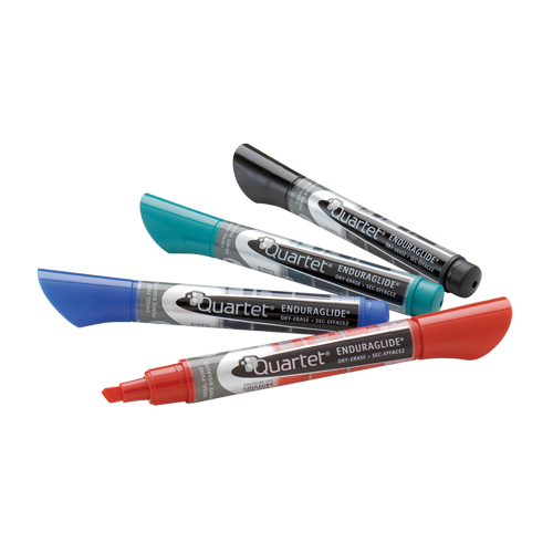 Marqueurs effaçables &agrave; sec EnduraGlide, Assorti, Pointe Ciseau Les Distributions ICE