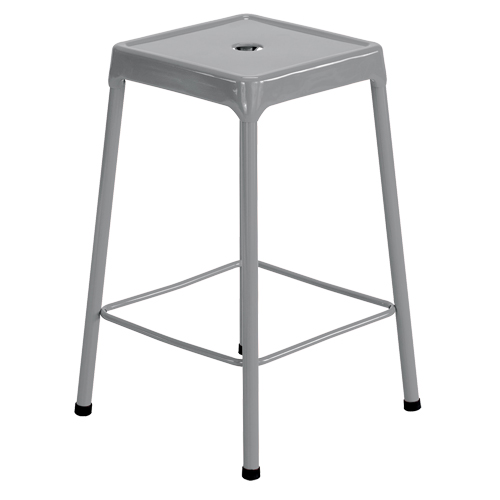 Tabouret en acier pour comptoir Safco, Stationnaire, Fixe Hauteur, Capacit&eacute; 250 lb Les Distributions ICE