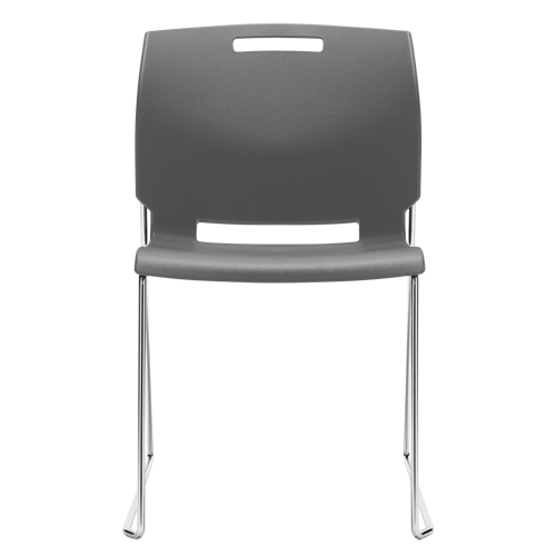 Chaise, Plastique, Hauteur 32-1/2", Capacit&eacute; 300 lb, Gris Les Distributions ICE