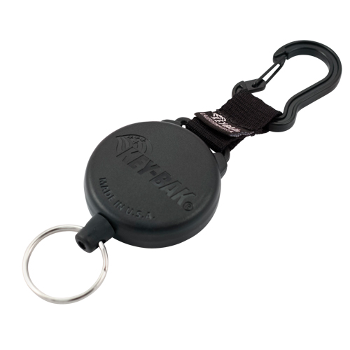 Securit Key Chains, Polycarbonate, 48" Cable, Carabiner Attachment Les Distributions ICE