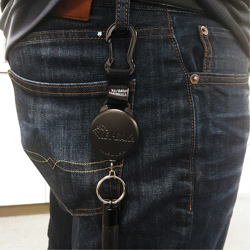 Securit Key Chains, Polycarbonate, 48" Cable, Carabiner Attachment Les Distributions ICE