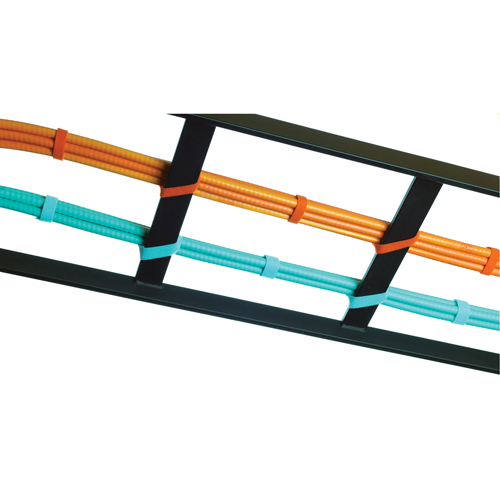 One-Wrap&reg; Cable Management Tape, Hook & Loop, 25 yds x 3/4", Self-Grip, Aqua Les Distributions ICE