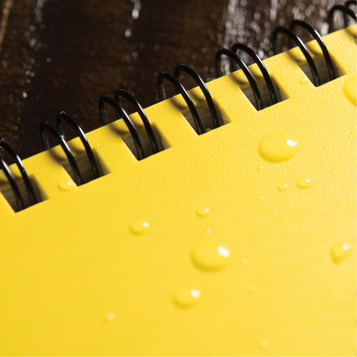 Side-Spiral Notebook, Soft Cover, Yellow, 64 Pages, 4-5/8" W x 7" L Les Distributions ICE