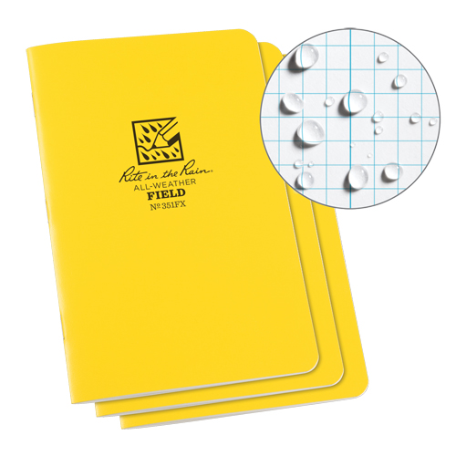Notebook, Soft Cover, Yellow, 48 Pages, 4-5/8" W x 7" L Les Distributions ICE