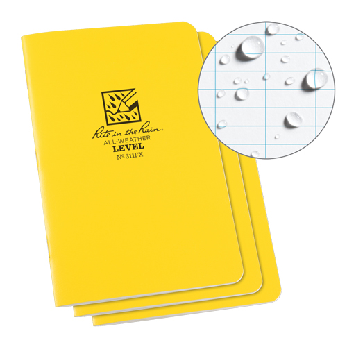 Carnet de notes, Couverture souple, Jaune, 48 Pages, 4-5/8" , 7"  Les Distributions ICE