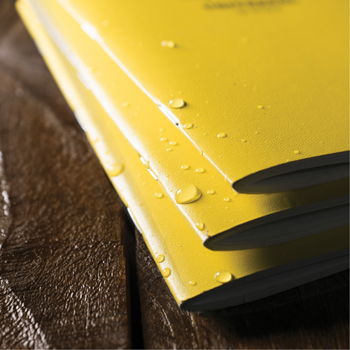 Carnet de notes, Couverture souple, Jaune, 48 Pages, 4-5/8" , 7"  Les Distributions ICE