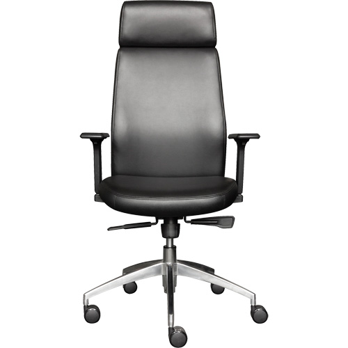 Fauteuil de cadre &agrave; dossier &eacute;lev&eacute; s&eacute;rie Activ, Polyur&eacute;thane/Vinyle, Noir, Capacit&eacute; 275 lb Les Distributions ICE