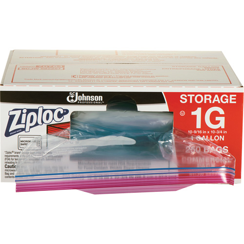 Sacs d'entreposage alimentaire &agrave; double fermeture &agrave; glissi&egrave;re de Ziploc Les Distributions ICE